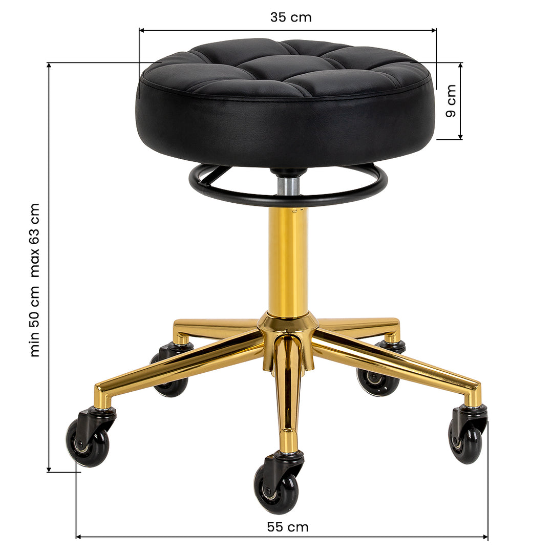Kruk Gabbiano D054G Svart-Guld - bild 6
