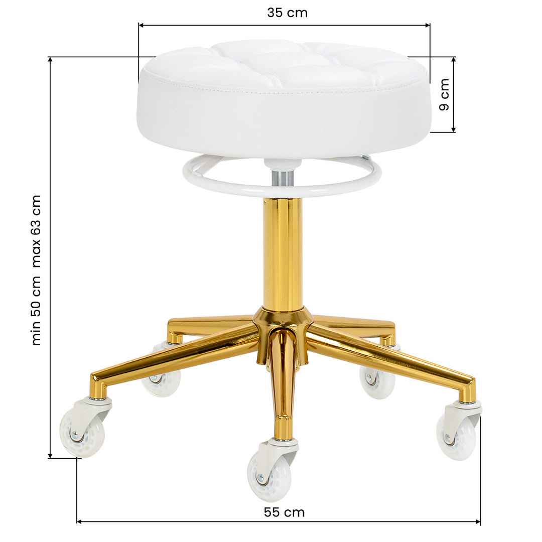Kruk Gabbiano D054G Vit-Guld - bild 6