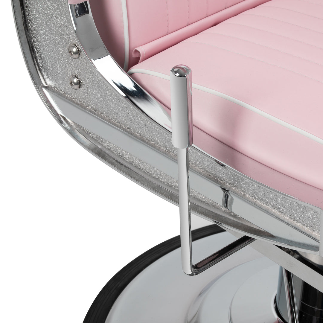 Barberstol Gabbiano Visionerio Roze - bild 7