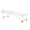 Massagebänk Hopfällbar Aluminium Balance 3 Zoner Vit