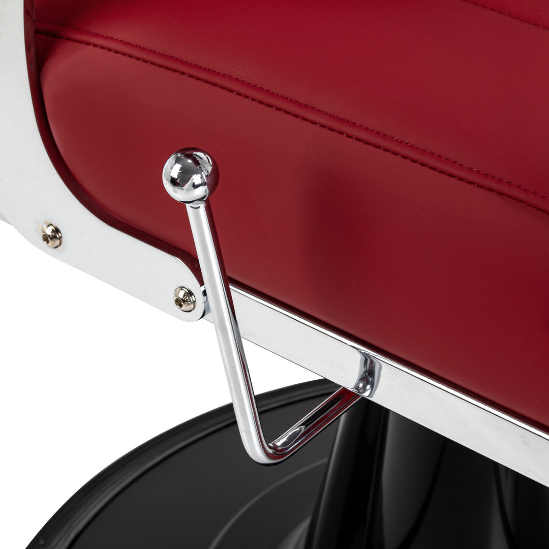 Barberstol Gabbiano Elias Rood - bild 7