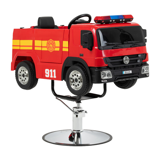 Barnfrisörstol Gabbiano Brandbil Röd