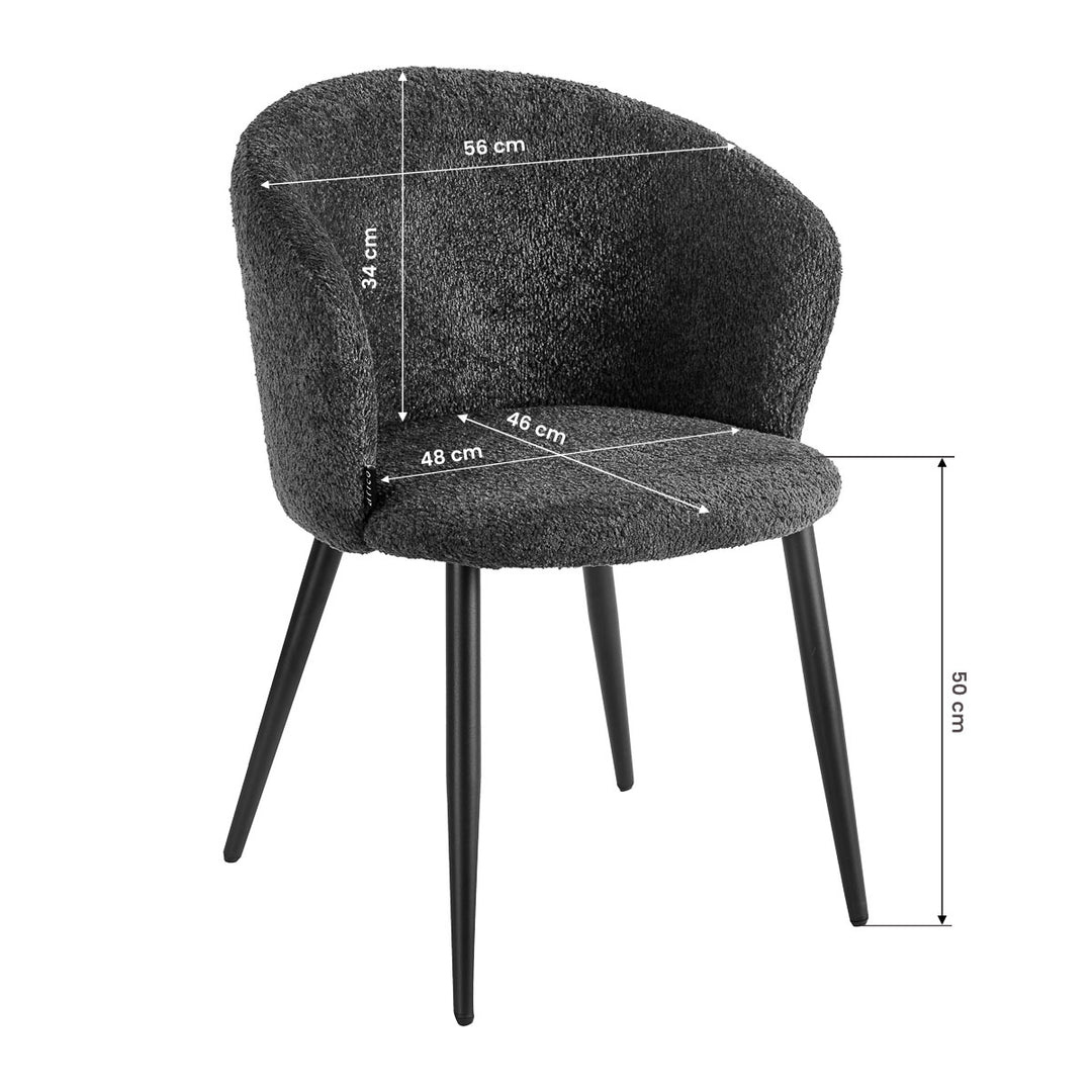 Salonstoel 4Rico Verso Zwart - afbeelding 8