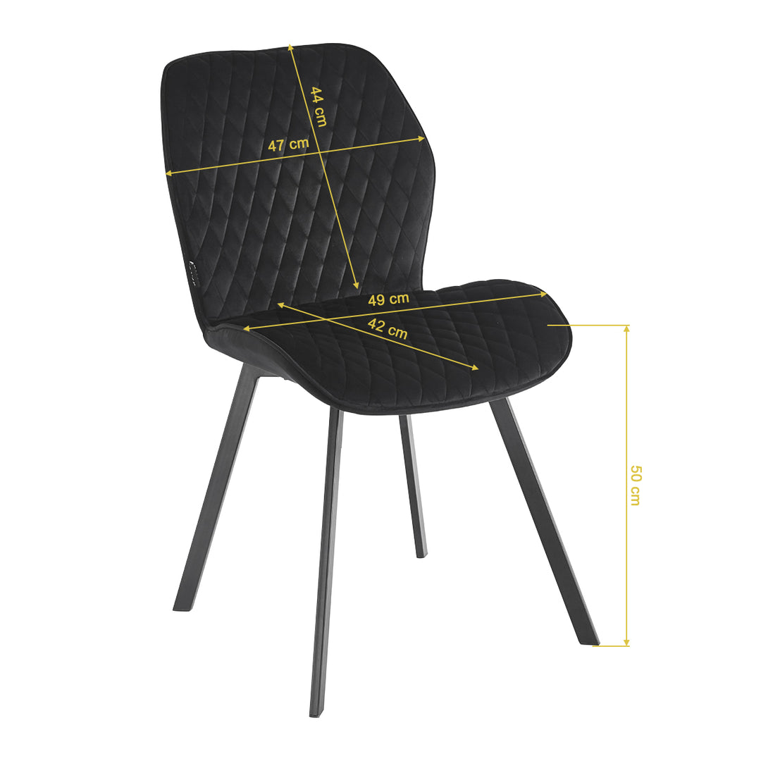 Salonstoel 4Rico Vetro Zwart - afbeelding 8
