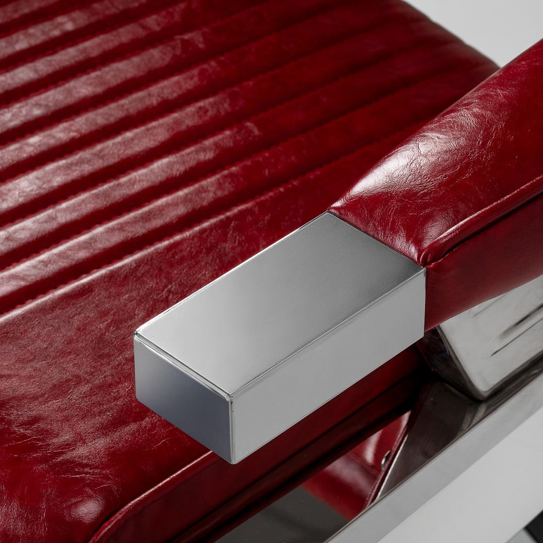 Barberstoel Gabbiano Royal X Rood - afbeelding 6