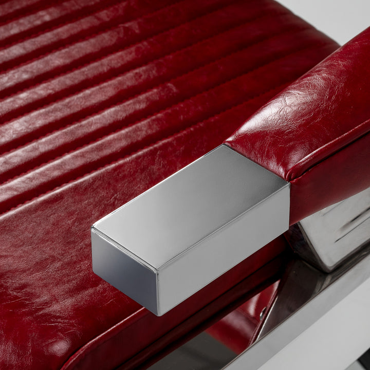 Barberstoel Gabbiano Royal X Rood - afbeelding 6