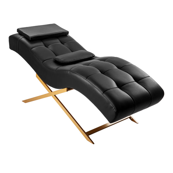 Fransbädd Sillon Alba Svart-Guld