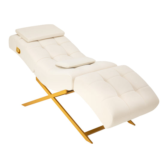 Fransbädd Sillon Umbra Vit-Guld