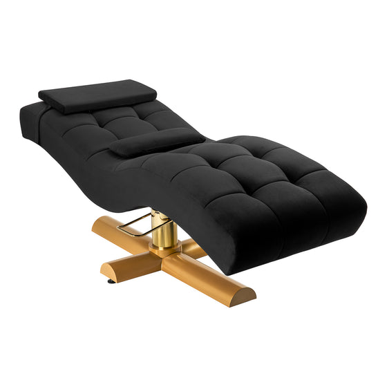 Fransbädd Sillon Corona Svart-Guld