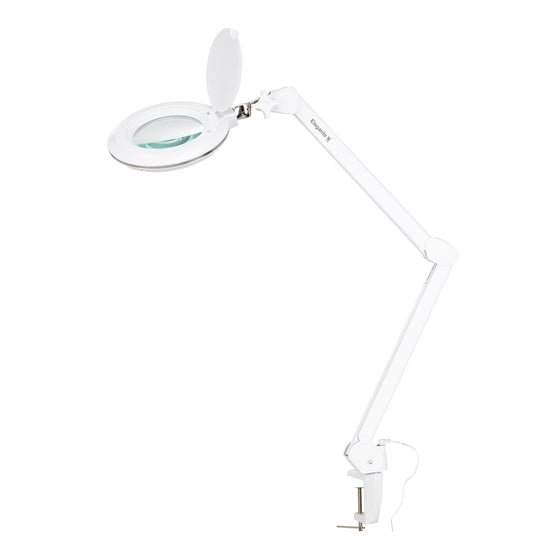 Förstoringslampa LED 60 SMD 3D med Klämma Elegante 6031 Vit
