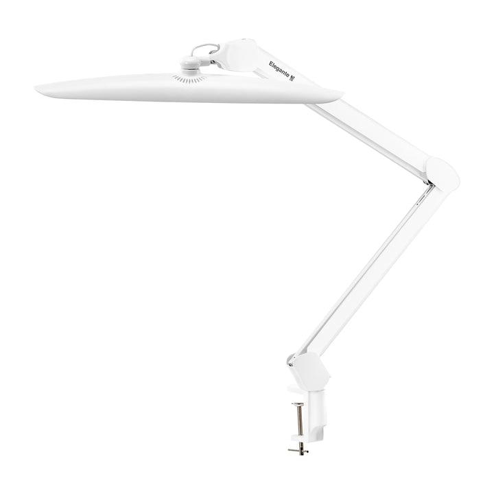 LED-lampa med bordsfäste för salong Elegante Vit