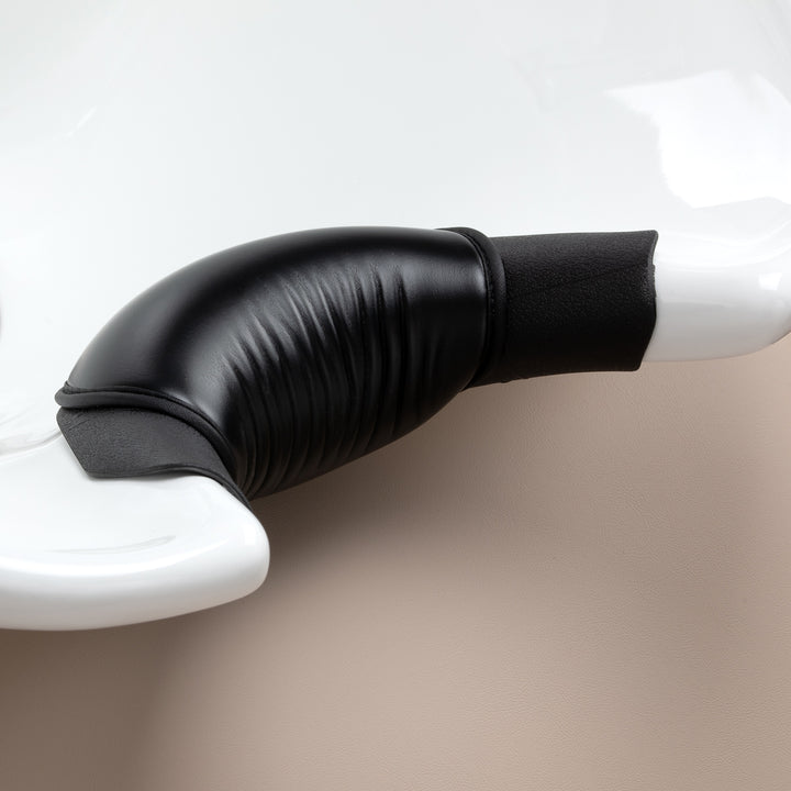 Schamponeringsstol med massage Gabbiano Ines elektriskt benstöd Beige - bild 9