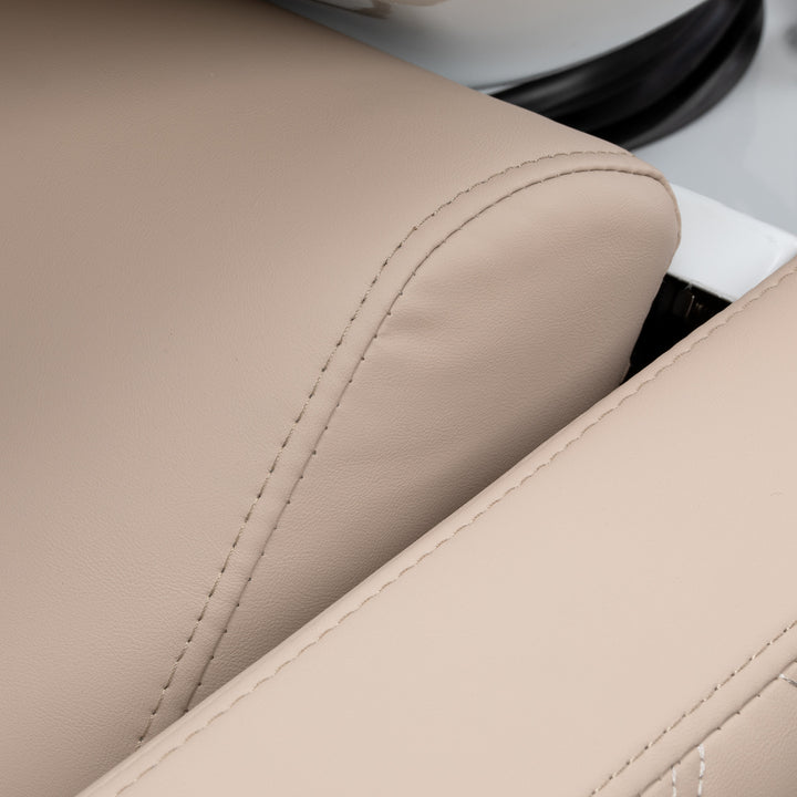 Schamponeringsstol med massage Gabbiano Ines elektriskt benstöd Beige - bild 17