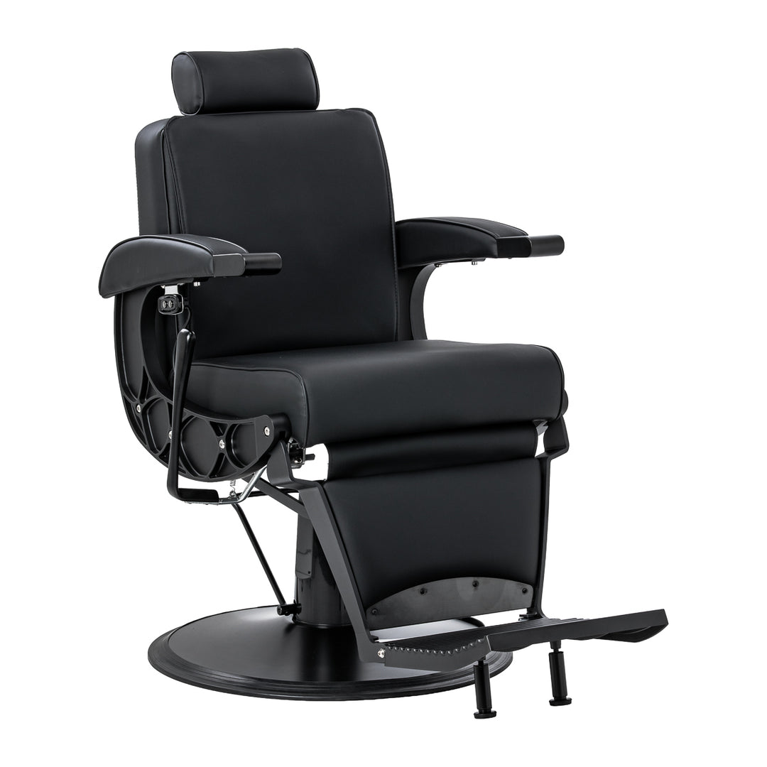 Barberstol Gabbiano Continental med Massage Svart