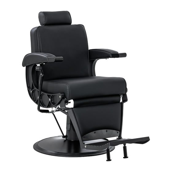 Barberstol Gabbiano Continental med Massage Svart