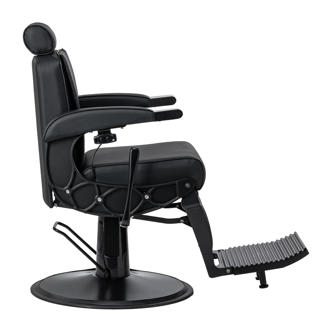 Barberstol Gabbiano Continental med Massage Svart - bild 4