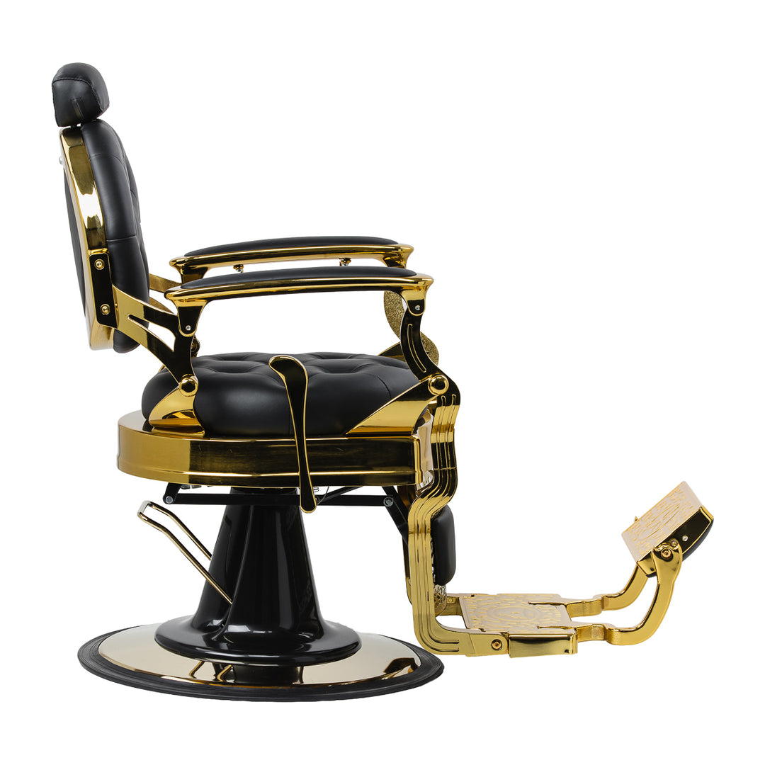 Barberstol Gabbiano Niccolo Svart-Guld - bild 4
