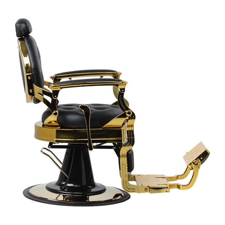 Barberstol Gabbiano Niccolo Svart-Guld - bild 4
