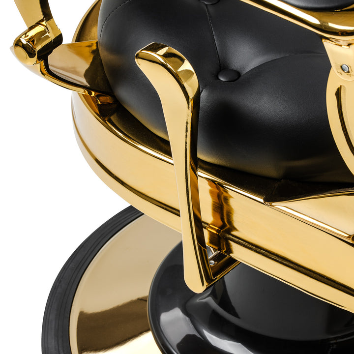 Barberstol Gabbiano Niccolo Svart-Guld - bild 8