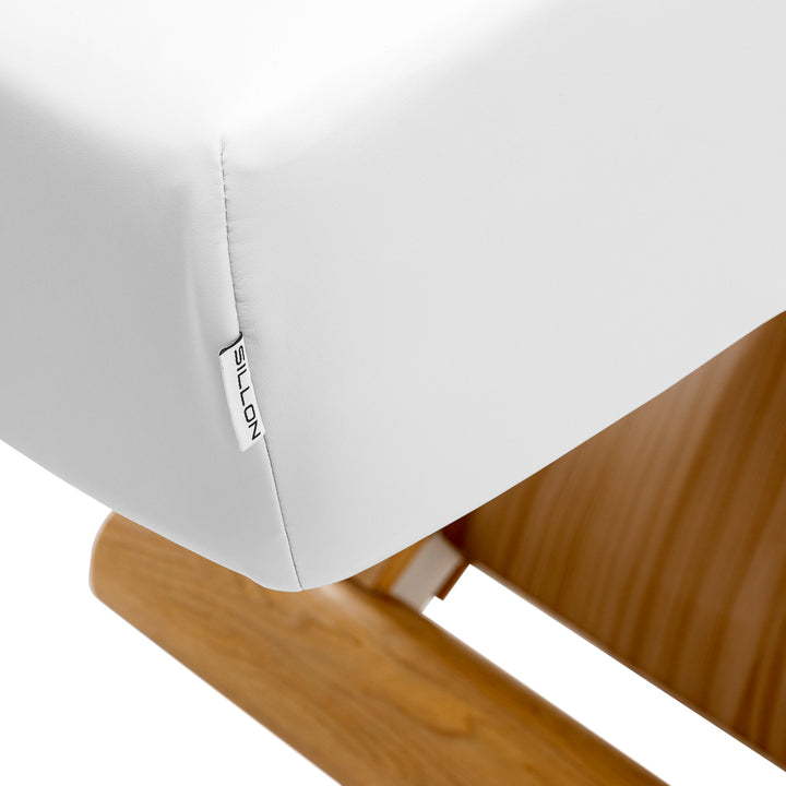 Massagetafel Elektrisch Sillon Siesta Wit-Lichtbruin - afbeelding 10