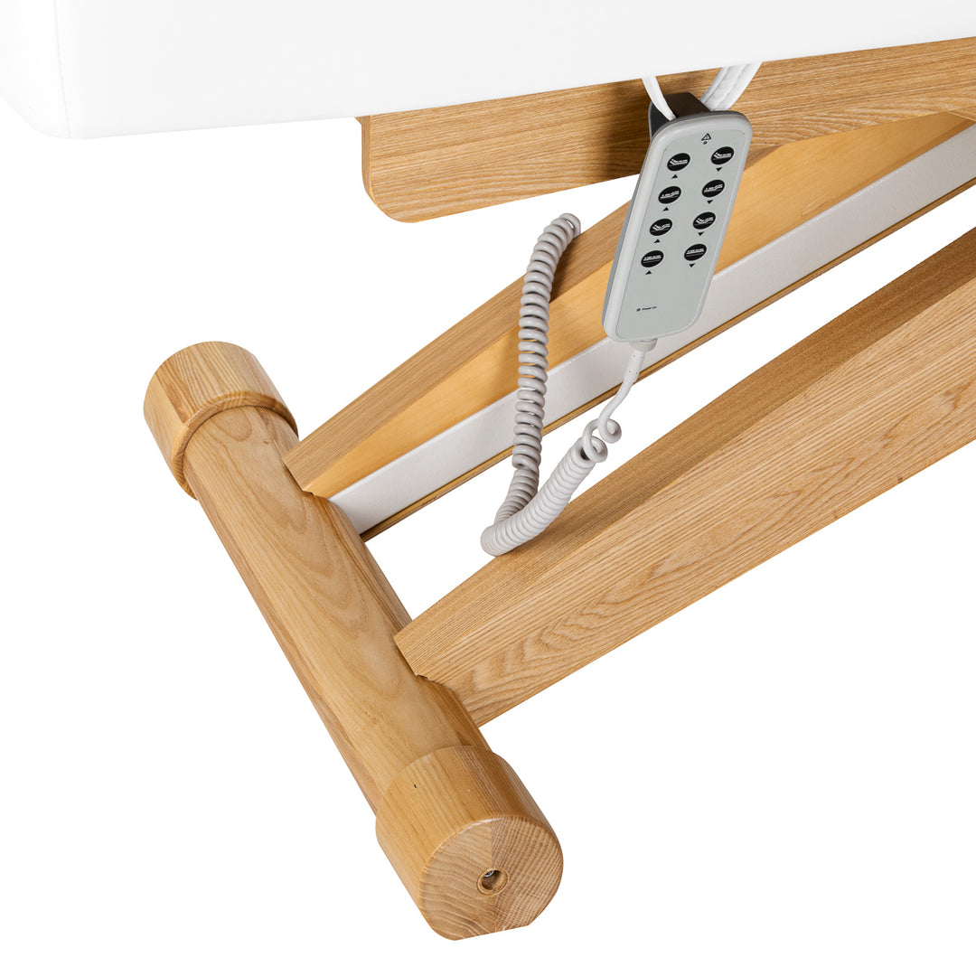 Massagetafel Elektrisch Sillon Siesta Wit-Lichtbruin - afbeelding 15