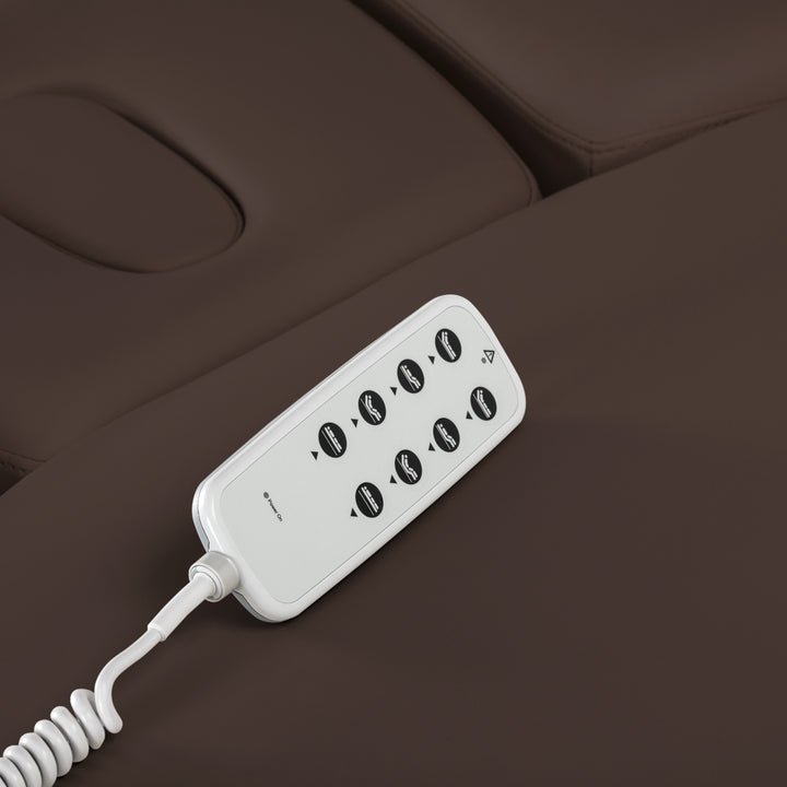 Massagetafel Elektrisch Sillon Relax Donkerbruin-Zwart - afbeelding 17