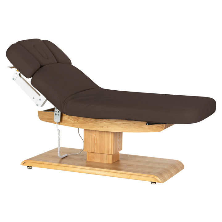 Massagetafel Elektrisch Sillon Relax Donkerbruin-Lichtbruin - afbeelding 2