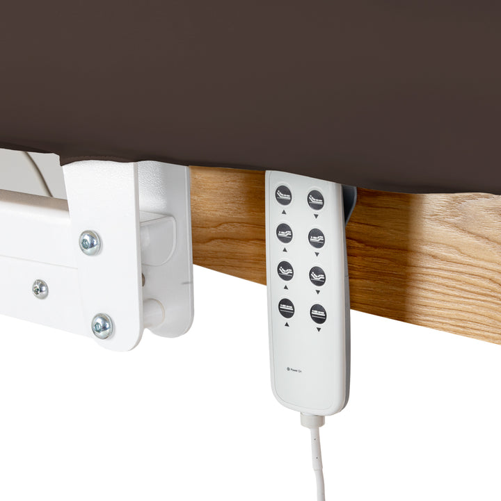 Massagetafel Elektrisch Sillon Relax Donkerbruin-Lichtbruin - afbeelding 7