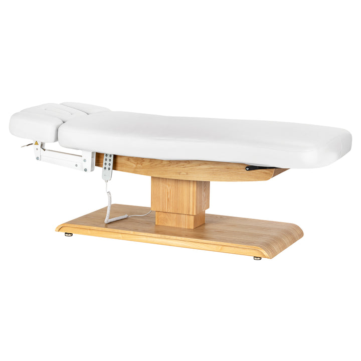 Massagetafel Elektrisch Sillon Relax Wit-Lichtbruin - afbeelding 4