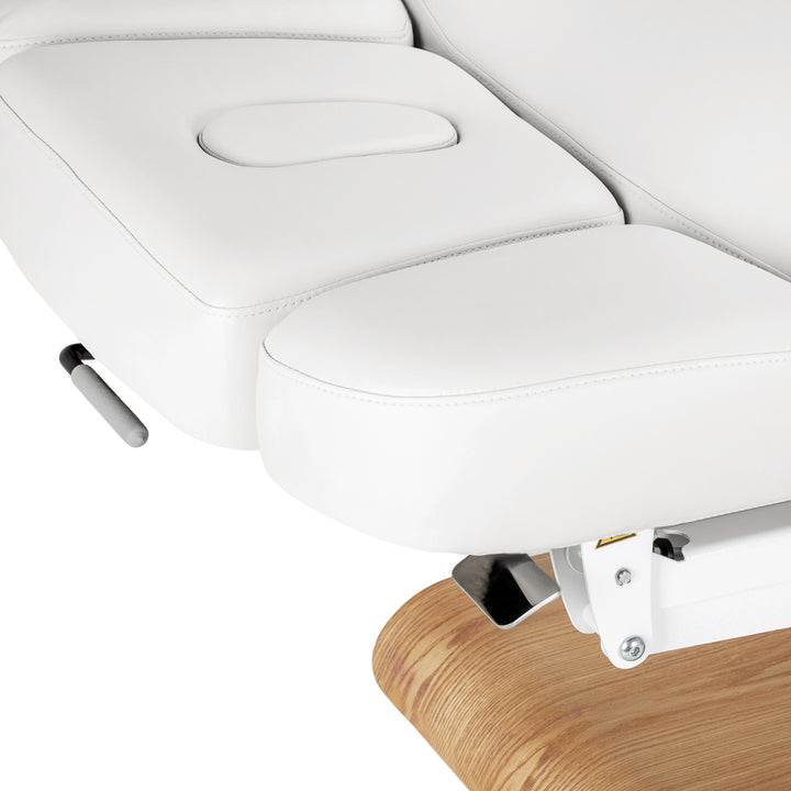 Massagetafel Elektrisch Sillon Relax Wit-Lichtbruin - afbeelding 9