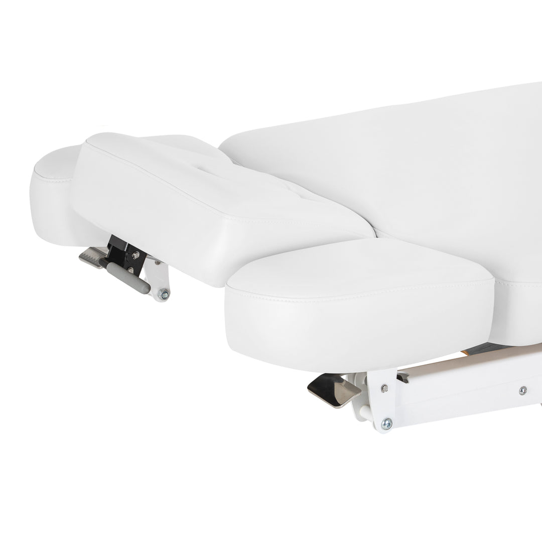 Massagetafel Elektrisch Sillon Relax Wit-Lichtbruin - afbeelding 15