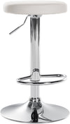 Barstol Konstläder Justerbar Vridbar 109 Vit