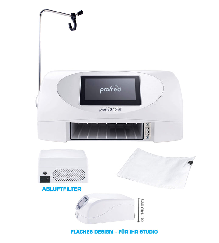 Pedicuremotor Stofafzuiging Promed 4040