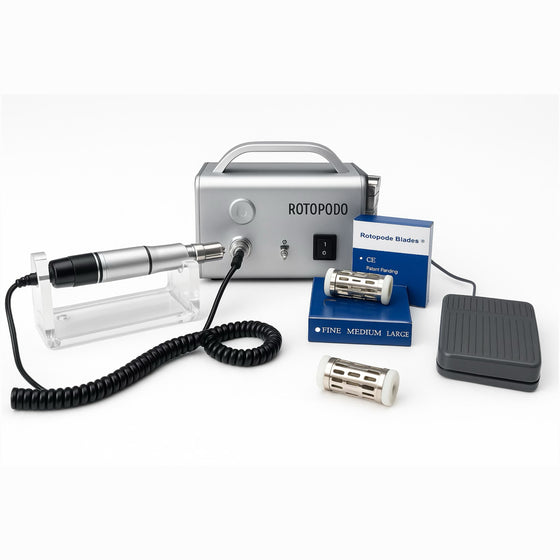 Pedikyrmaskin PodoMonium RotoPodo Set med Fotpedal