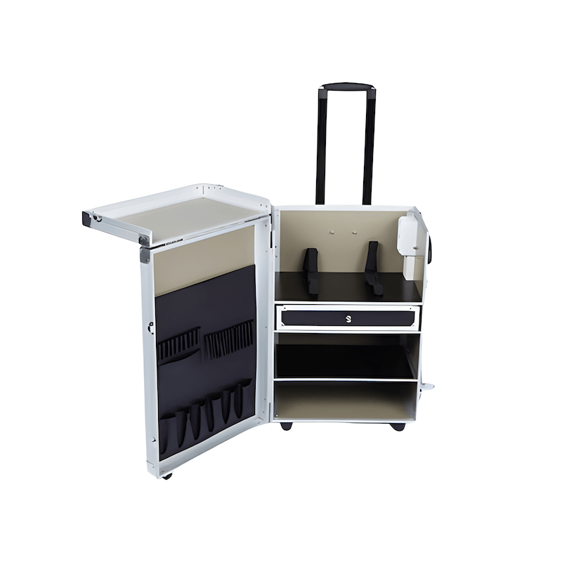 Pedicurekoffer met Trolley PodoMobile Maxi Brush Black 3