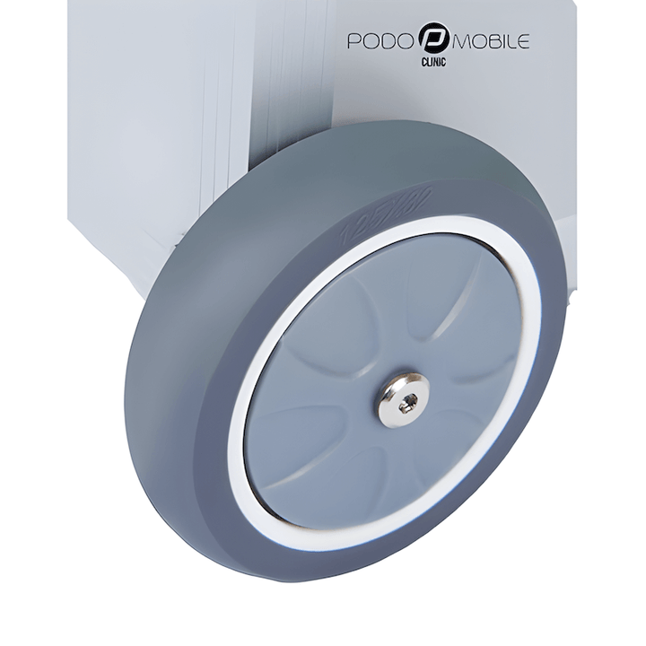 Pedicurekoffer met Trolley PodoMobile Maxi Pearl White 3