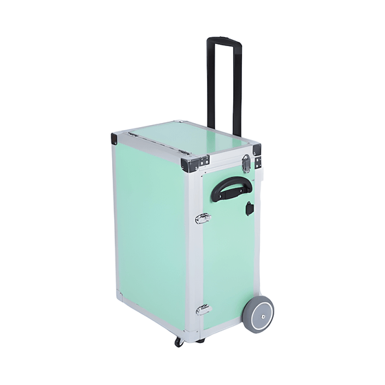 Fotvårdsväska PodoMobile Maxi Youth Green med Trolley