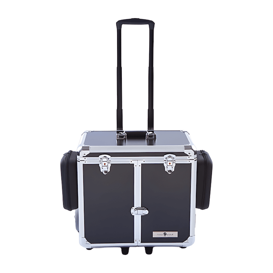 Fotvårdsväska PodoMobile Midi Brush Black med Trolley
