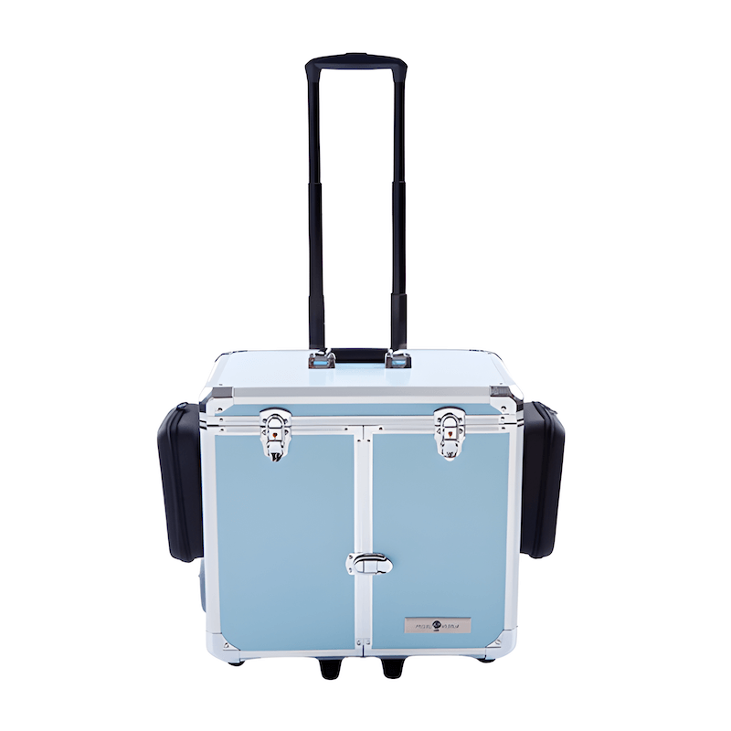 Pedicurekoffer met Trolley PodoMobile Midi Grey Blue 1