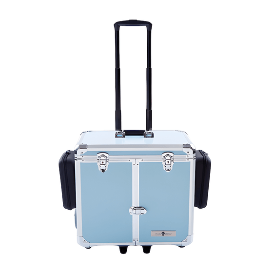 Fotvårdsväska PodoMobile Midi Grey Blue med Trolley
