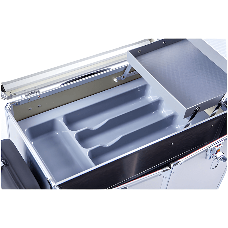 Pedicurekoffer met Trolley PodoMobile Midi Brush Black 8