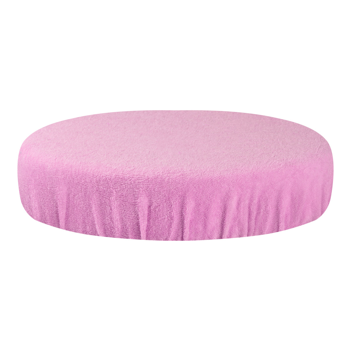 Frottéöverdrag till pall - Rosa