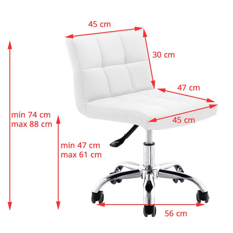 Taburett Arbetsstol A-5299 - Vit - bild 2