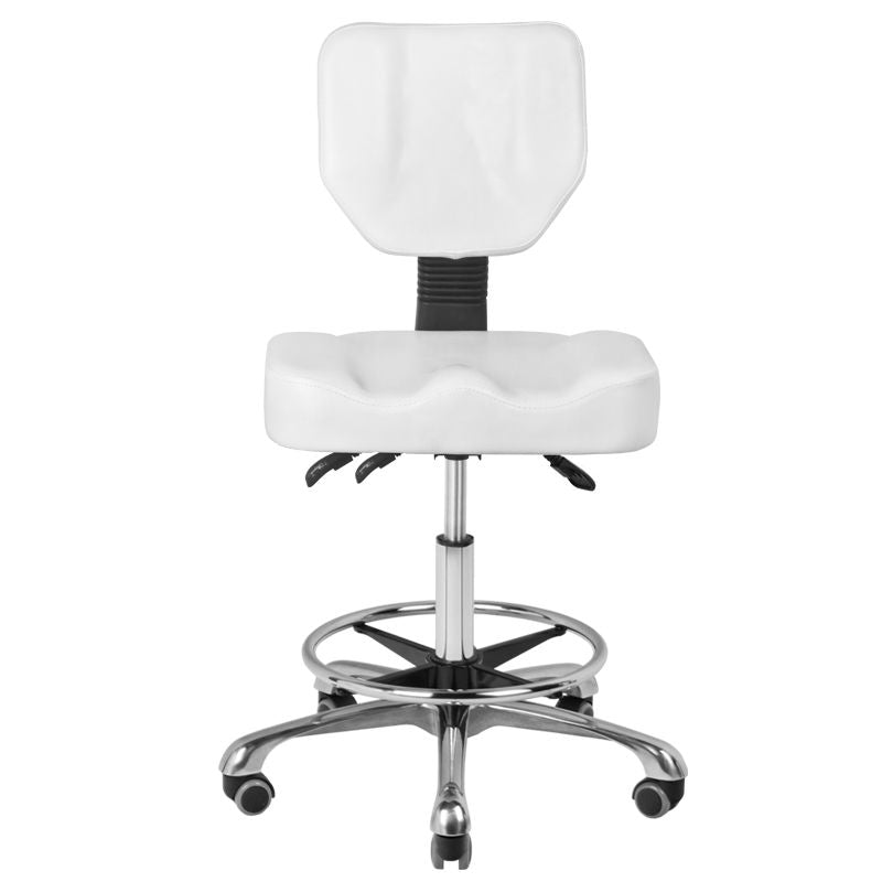 Taburett A-4299 Vit - Justerbar - bild 3
