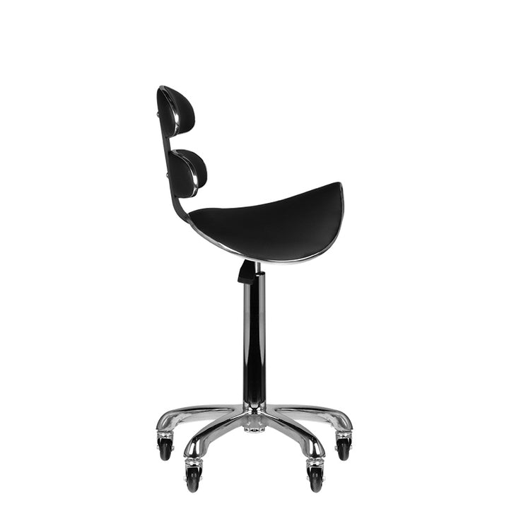 Sadelstol Taburett AM-880 Svart - Justerbar - bild 4