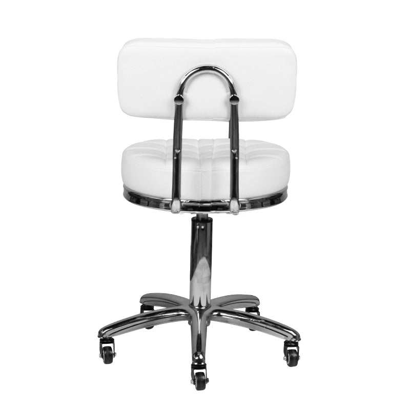 Taburett AM-877 Vit - Justerbar - bild 2