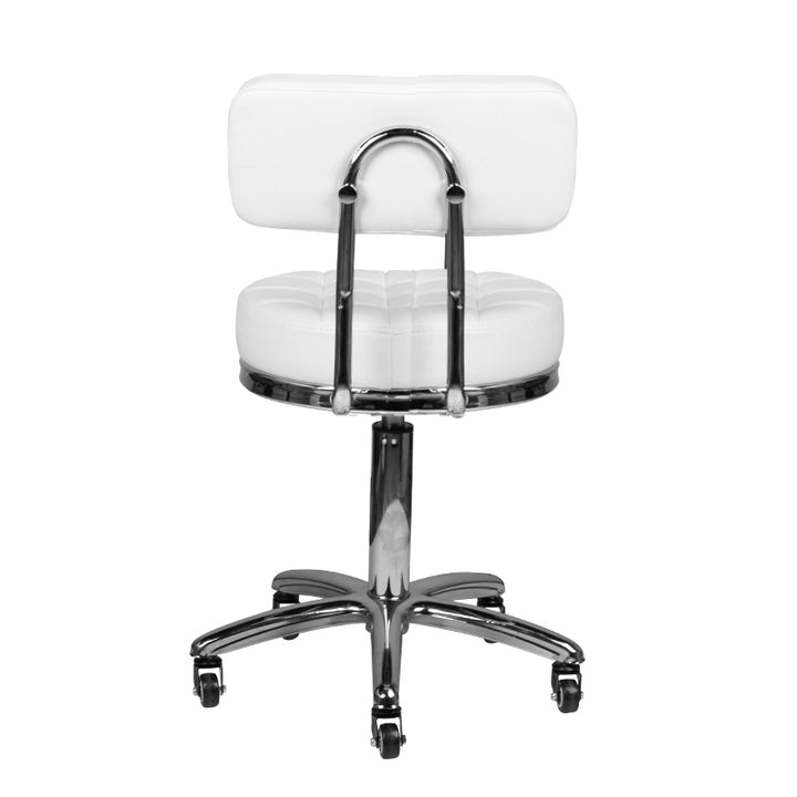 Taburett AM-877 Vit - Justerbar - bild 2