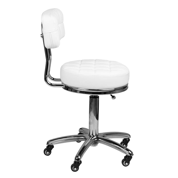 Taburett AM-877 Vit - Justerbar - bild 3