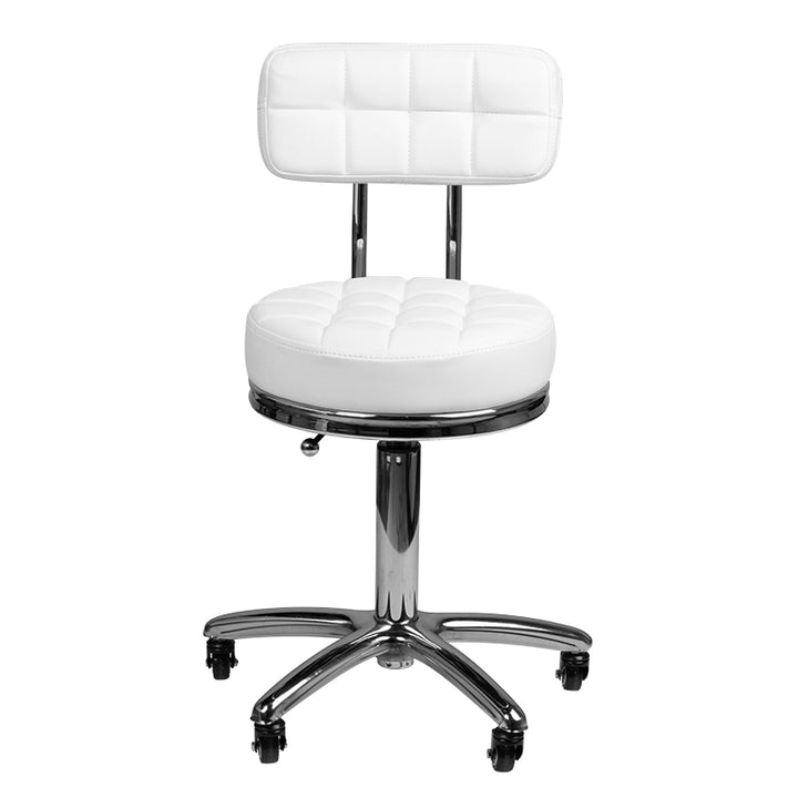 Taburett AM-877 Vit - Justerbar - bild 4