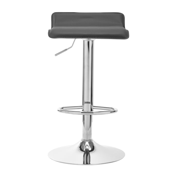 Barstol med ryggstöd QS-B08 - Grå, justerbar - bild 3